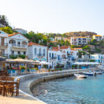 Traditional village of Evdilos, in Ikaria island, Greece